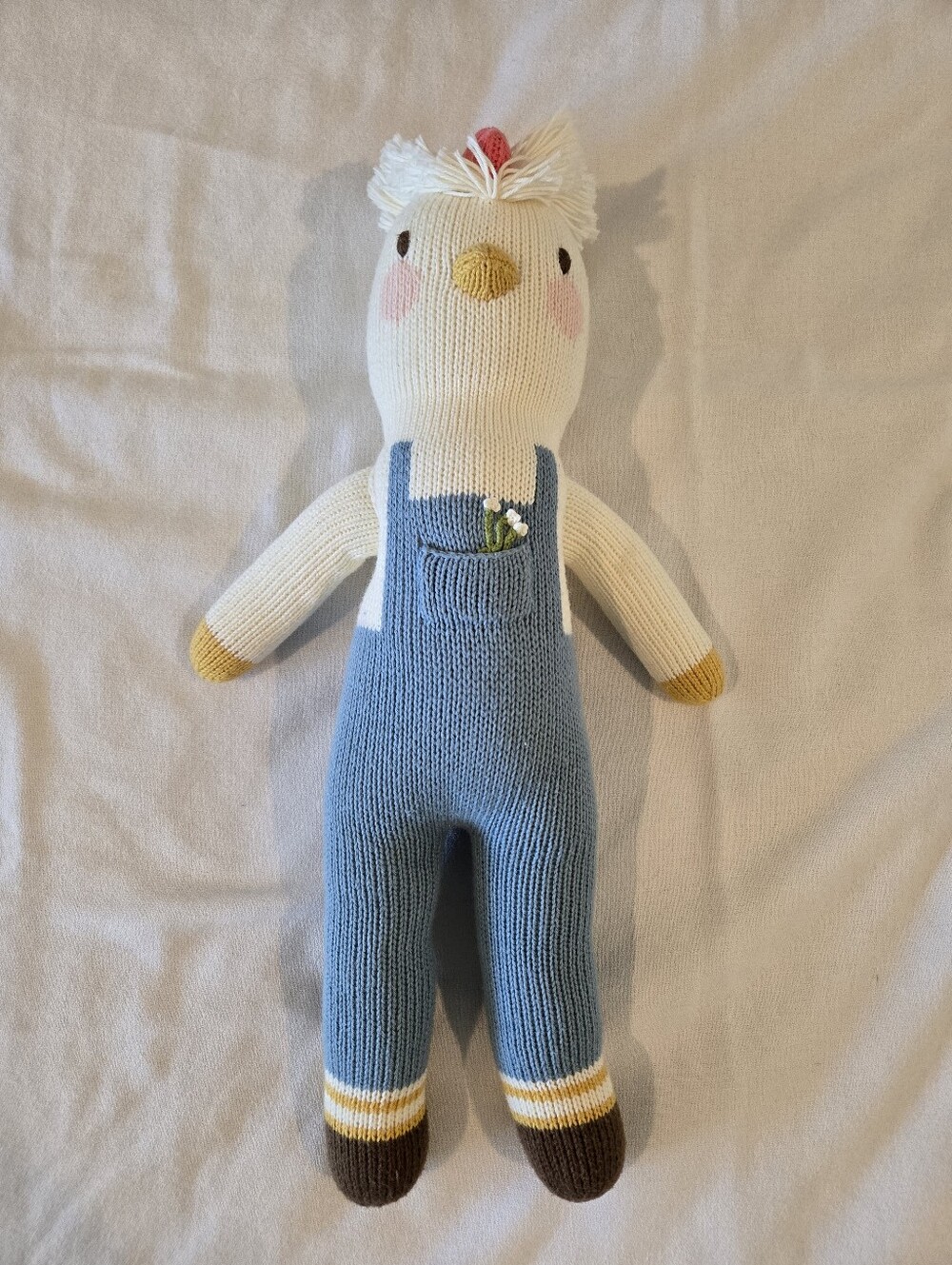 Blabla Kids Benedict Chicken 18 Inch Knit Plush Animal Toy Bla Bla
